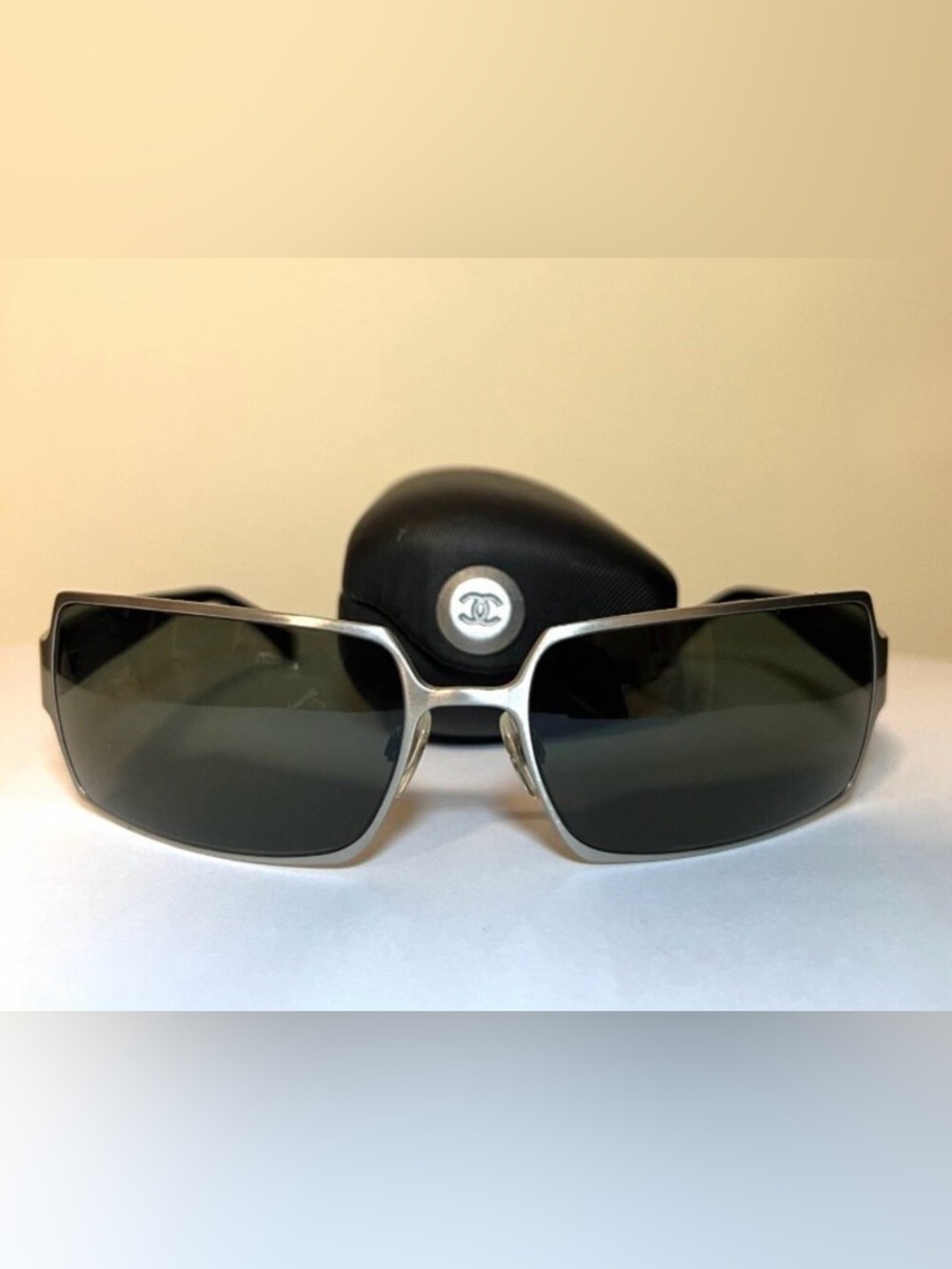 CHANEL 4103-b Quilted Square Sunglasses - case not included - Picture 2 of 10